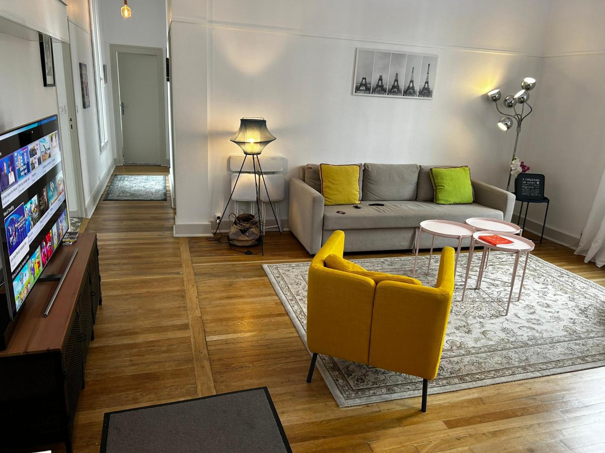 Martroi - Coeur De Ville - 3 Pieces 80 M2 Tv - Internet Haut Debit - Loisirs Et Affaires Orleans Ngoại thất bức ảnh