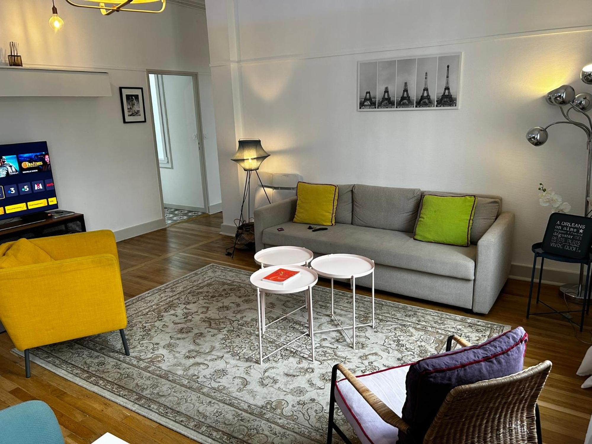 Martroi - Coeur De Ville - 3 Pieces 80 M2 Tv - Internet Haut Debit - Loisirs Et Affaires Orleans Ngoại thất bức ảnh